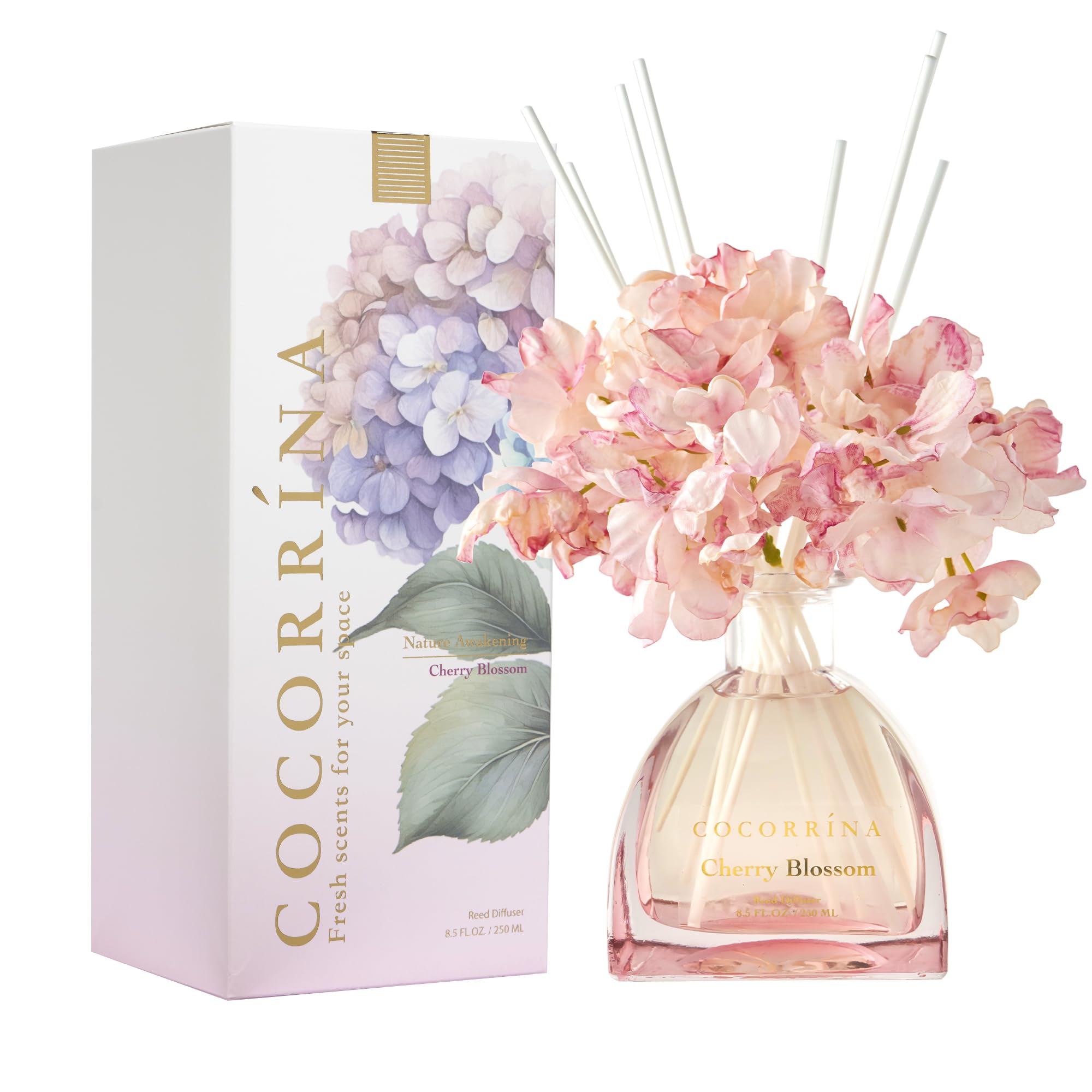 Amazon.com: COCORRÍNA Reed Diffuser - 8.5 Oz Cherry Blossom Reed